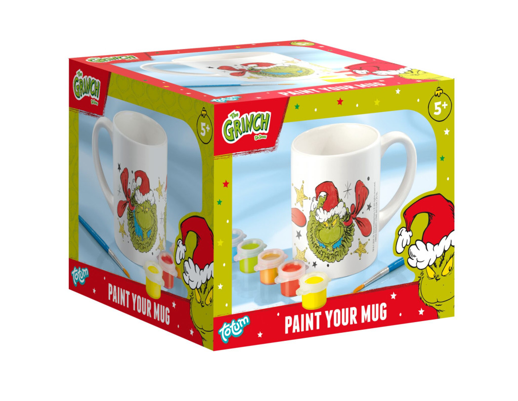 The Grinch Σετ Ζωγραφικής Πορσελάνινης Κούπας 235 ml σε Κουτί Δώρου
