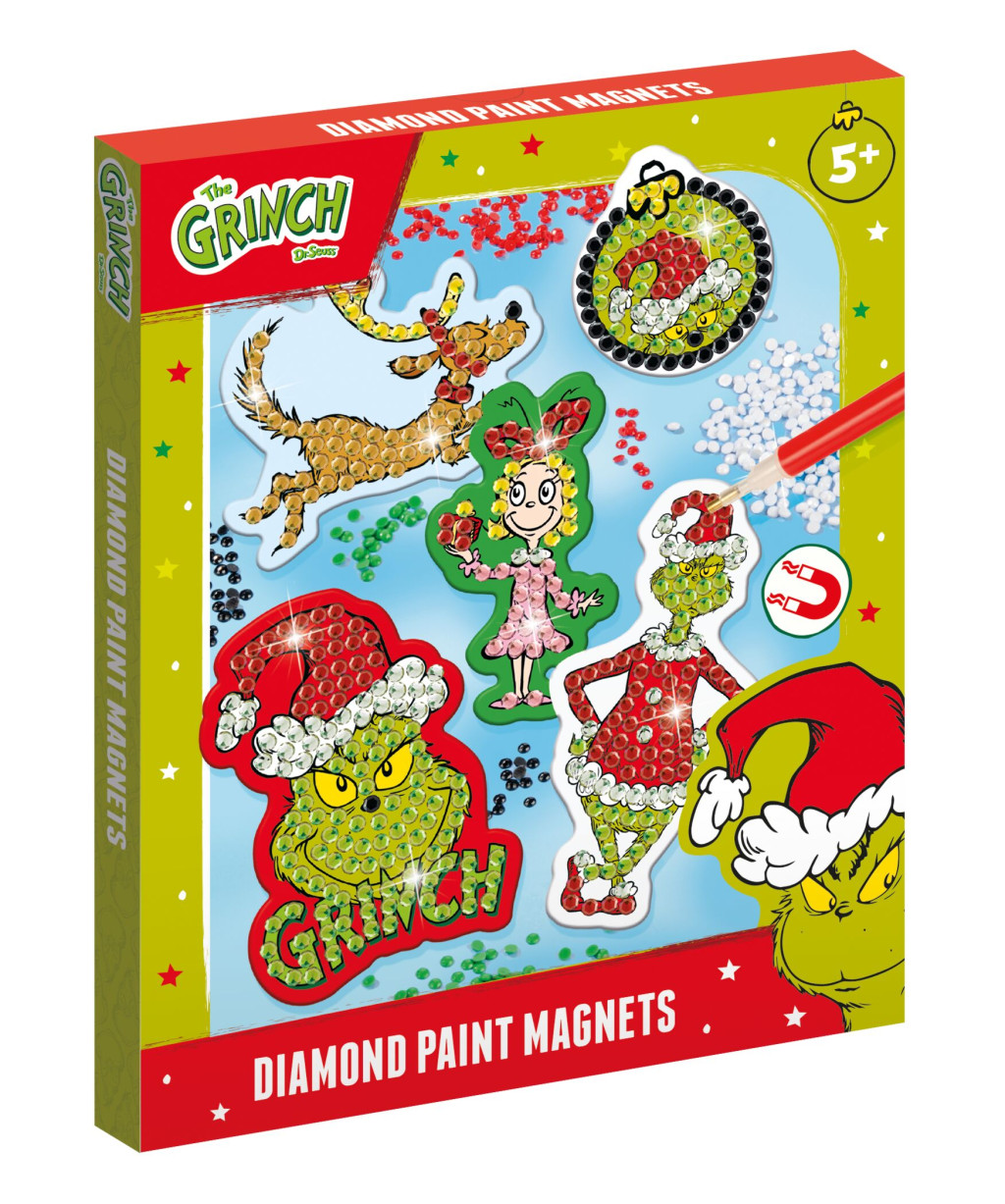 The Grinch Dr Seuss Μαγνητικό Σετ Δημιουργίας Ζωγραφική με διαμάντια