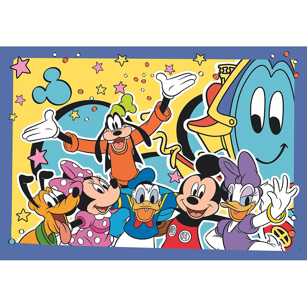 Alternative view of Disney Mickey Laughing Παιδικό Puzzle 2×20 Τεμαχίων Clementoni