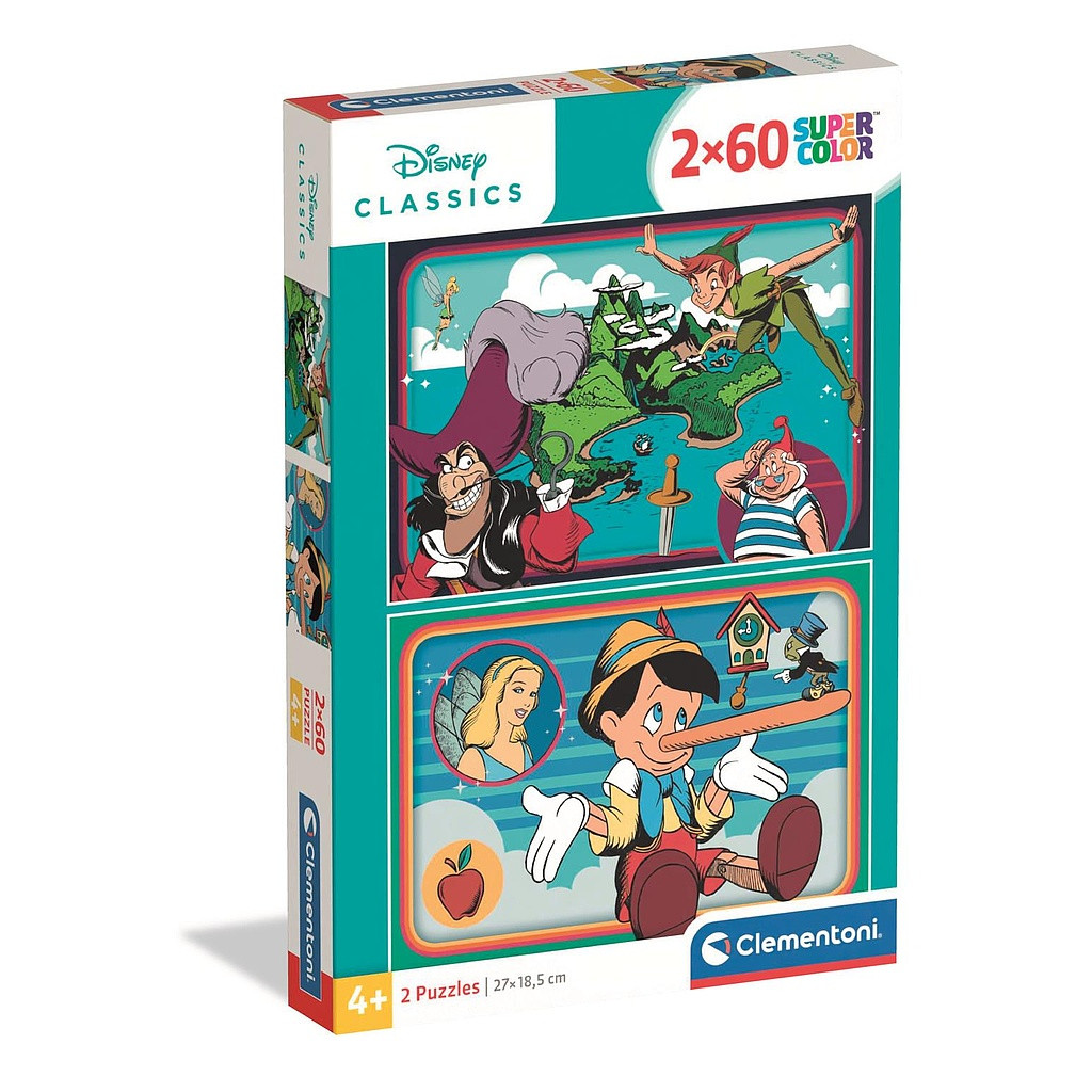 Disney Classics 2 Puzzle των 60 Τεμαχίων Clementoni