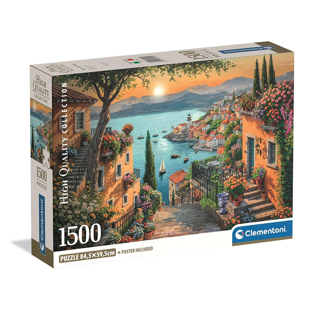 Cities Steps to Harbor 1500 Τεμάχια puzzle Clementoni