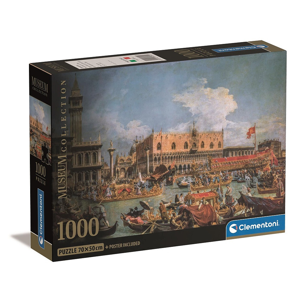 Art View of the Ducal Palace 1000 Τεμάχια Puzzle Συμπαγούς Σχεδιασμού Clementoni