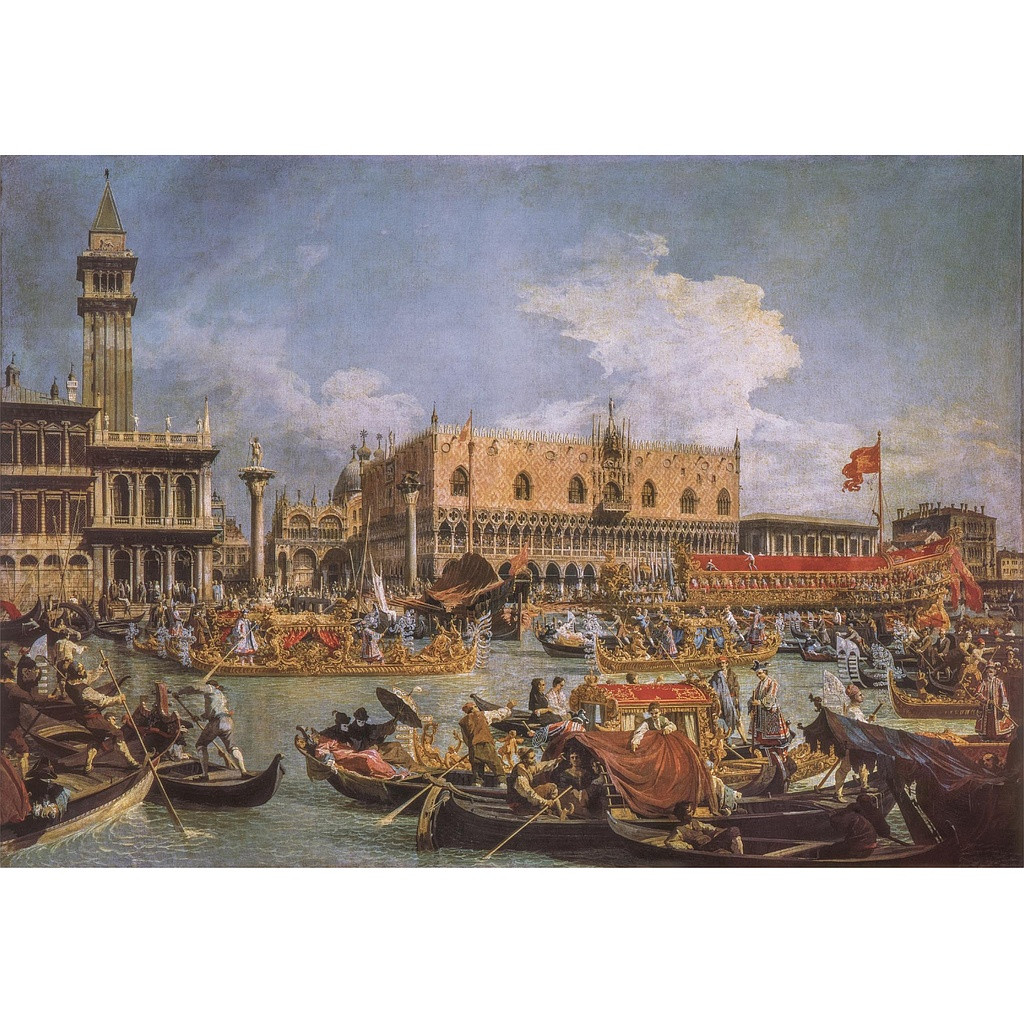 Alternative view of Art View of the Ducal Palace 1000 Τεμάχια Puzzle Συμπαγούς Σχεδιασμού Clementoni