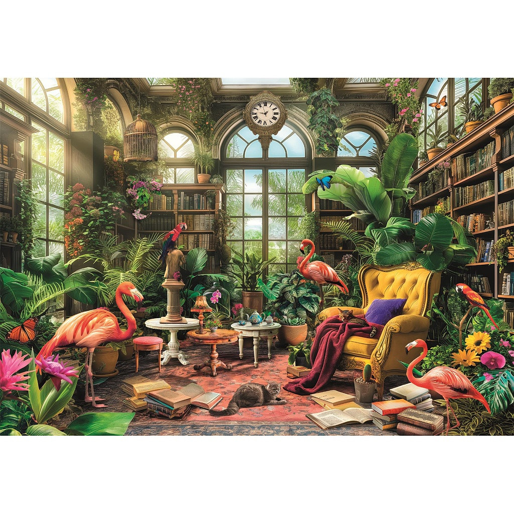 Alternative view of Colour Library Greenhouse 1000 τεμάχια Συμπαγούς Σχεδιασμού Clementoni