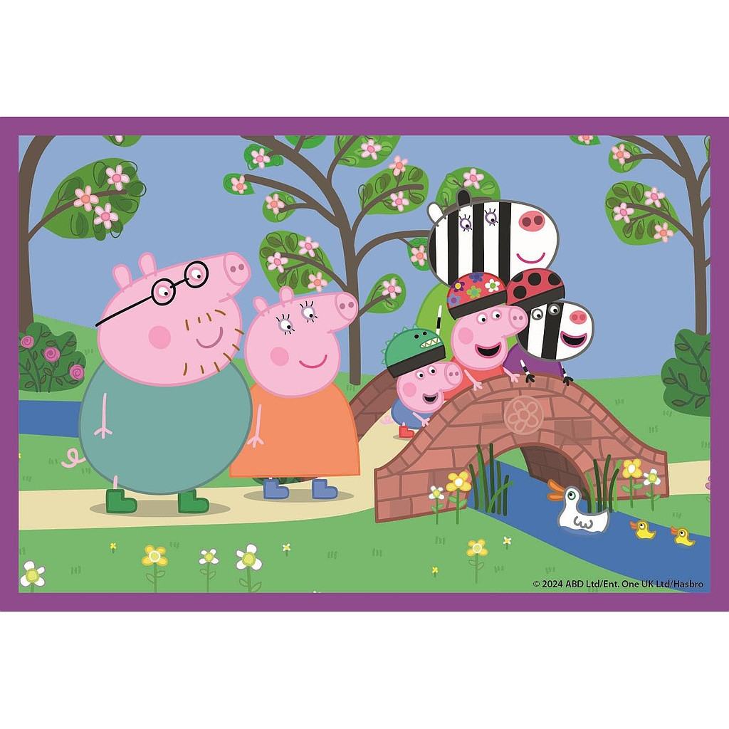 Peppa Pig Duck Pond Σετ Κύβων Ιστοριών 6 Τεμαχίων Clementoni - Image 3