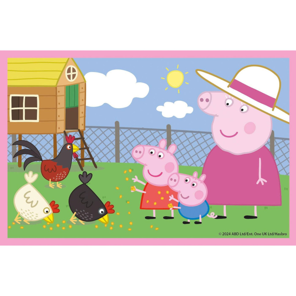 Peppa Pig Duck Pond Σετ Κύβων Ιστοριών 6 Τεμαχίων Clementoni - Image 4