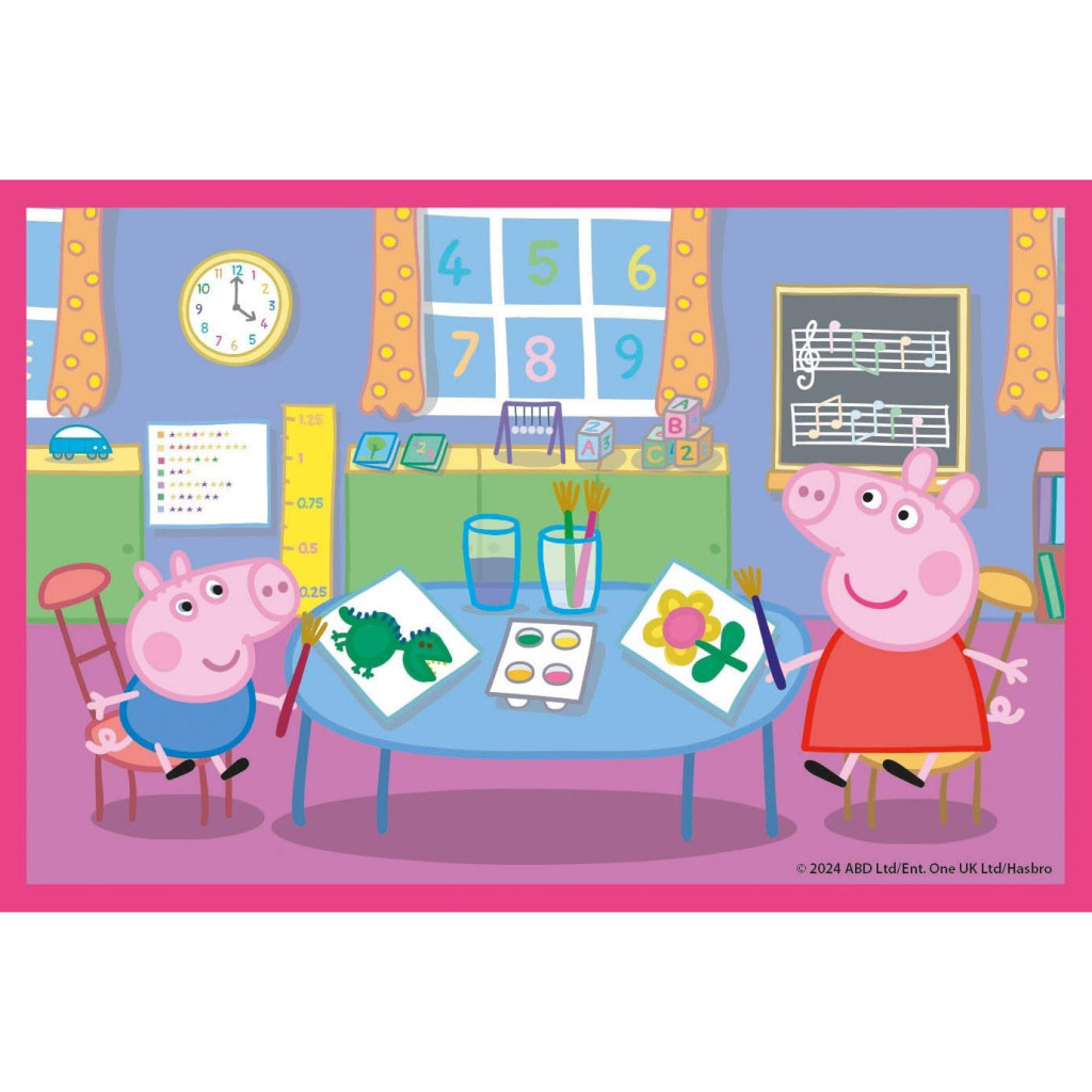 Peppa Pig Duck Pond Σετ Κύβων Ιστοριών 6 Τεμαχίων Clementoni - Image 6