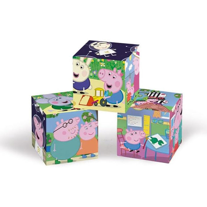 Peppa Pig Duck Pond Σετ Κύβων Ιστοριών 6 Τεμαχίων Clementoni - Image 9