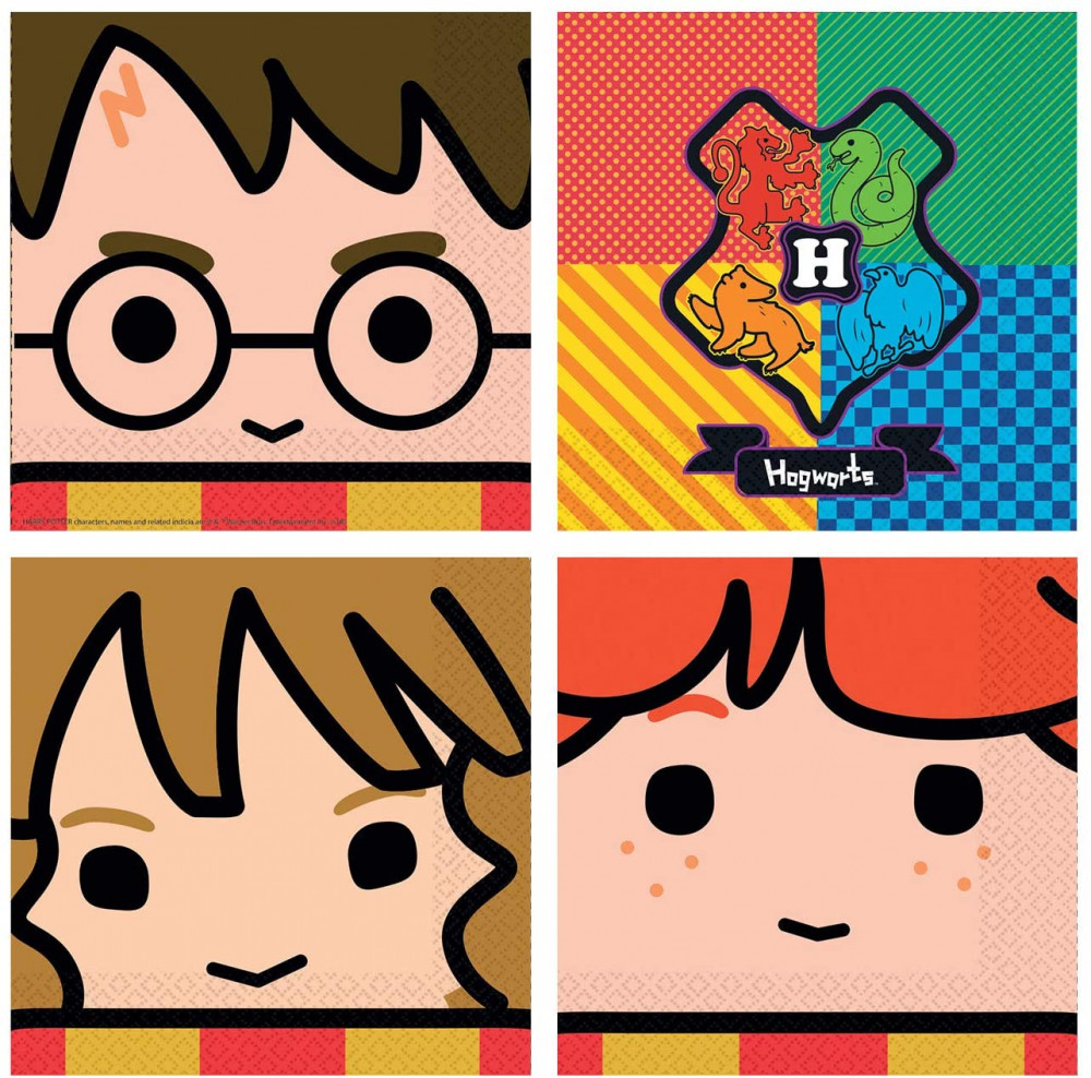 Harry Potter Graphic Παιδικές Χαρτοπετσέτες 16 τεμάχια 33x33 cm
