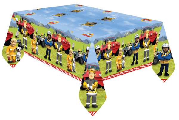 Fireman Sam Teamwork χάρτινο τραπεζομάντιλο 120x180 cm