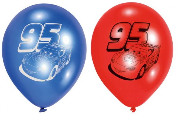 Disney Cars 95 Σετ μπαλονιών 6 τεμάχια 9 ιντσών (22,8 cm)