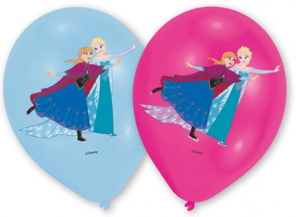 Disney Frozen Skating Μπαλόνια 6 τεμάχια 11 ιντσών (27,5 cm)