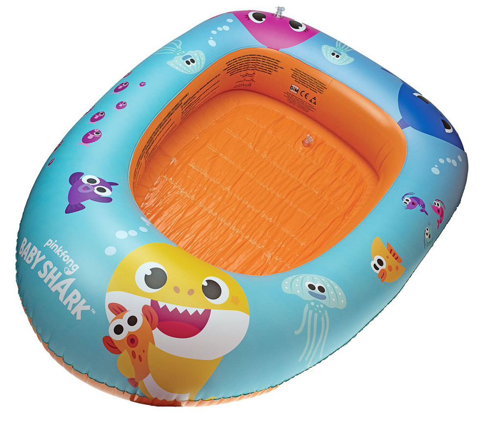 Baby Shark Adventure Παιδική Φουσκωτή Βάρκα Θαλάσσης 102x69 cm