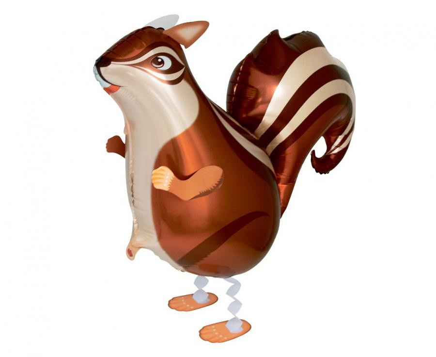 Chipmunk Squirrel, walking Foil Μπαλόνι 55 cm