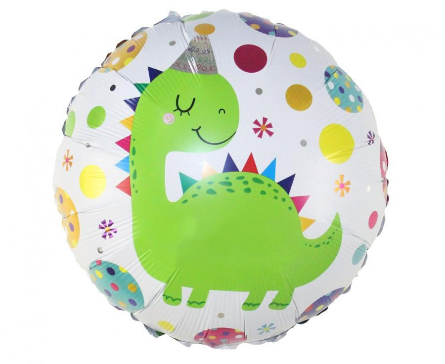 Dinosaur Party sphere Foil Μπαλόνι 36 cm