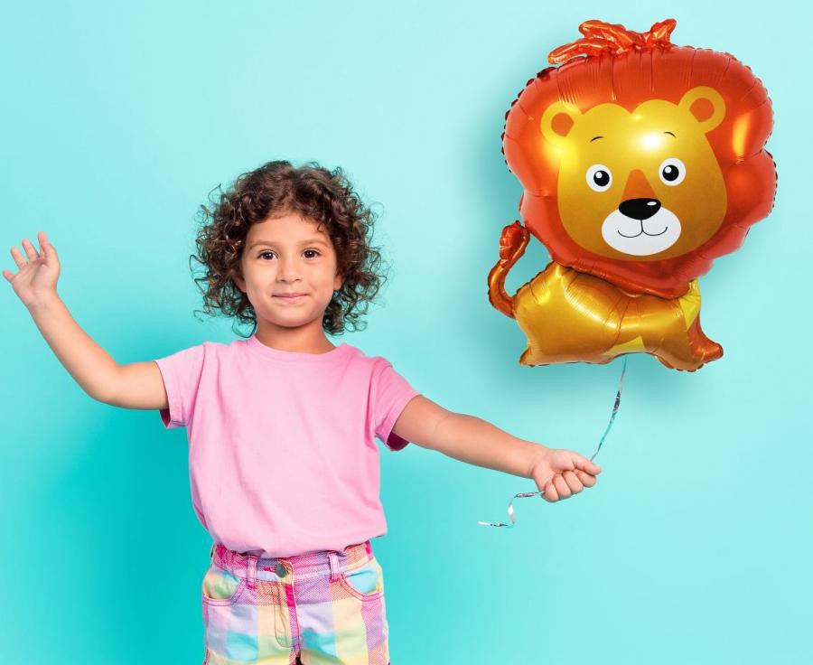 Alternative view of Animals Lion Foil Μπαλόνια 66 cm