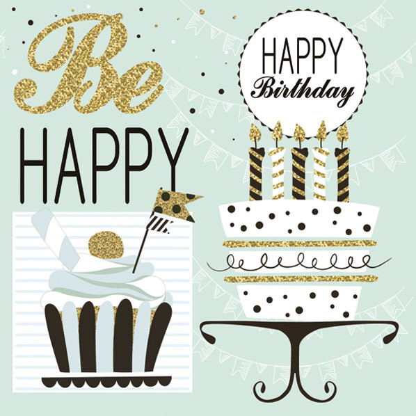 Happy Birthday Mnt Παιδικές Χαρτοπετσέτες 20 τεμάχια 33x33 cm