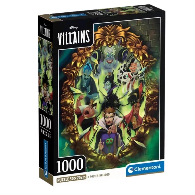 Disney Villains Mirror 1000 τεμάχια Clementoni puzzle