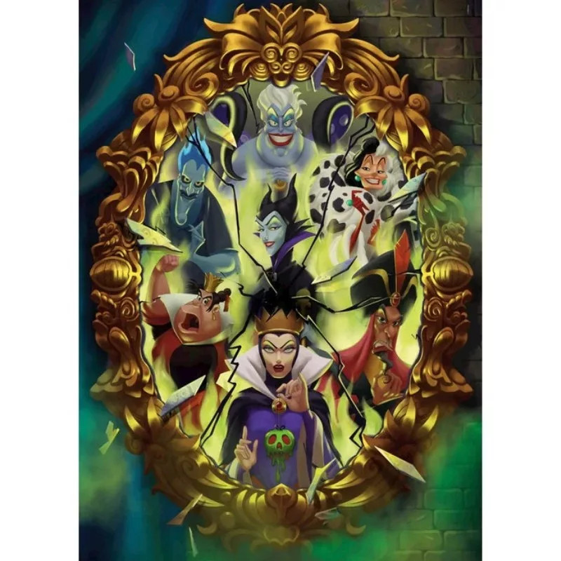 Alternative view of Disney Villains Mirror 1000 τεμάχια Clementoni puzzle
