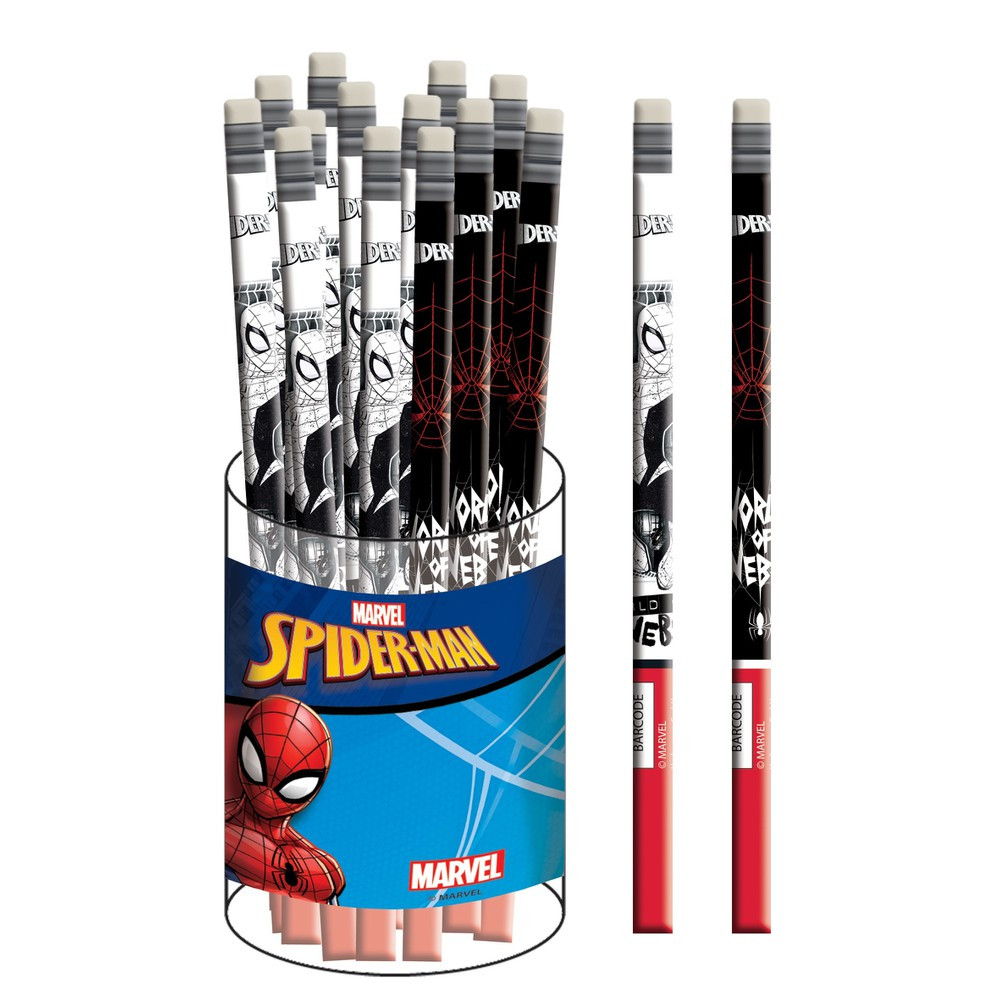 Spiderman World of Webs HB graphite Σετ Μολυβιών Γραφίτη