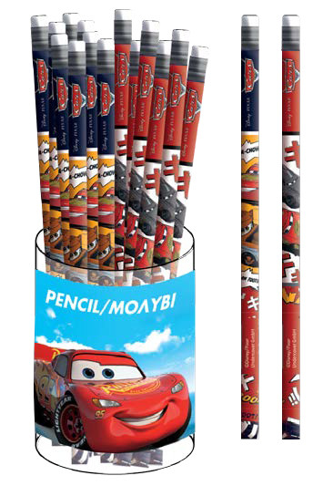 Disney Cars Vroom HB μολύβι με λεπτή μύτη και γόμα