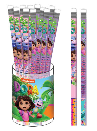Dora the Explorer HB μολύβι με λεπτή μύτη και γόμα