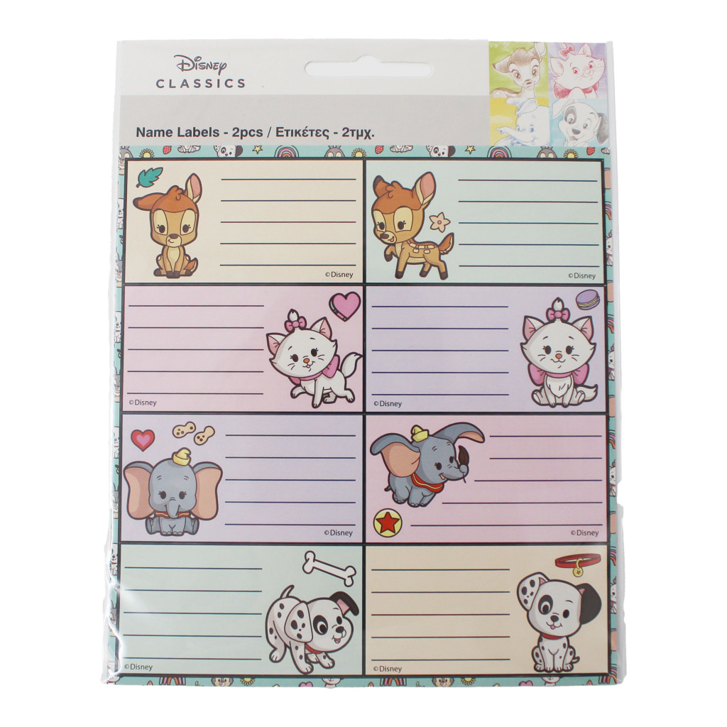 Disney Classics Babies Ετικέτες Τετραδίου 16 Τεμαχίων