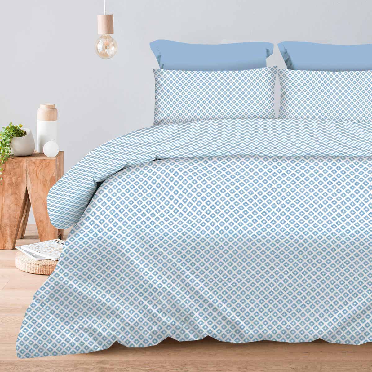 Παπλωματοθήκες Υπέρ/πλες Ariel Blue