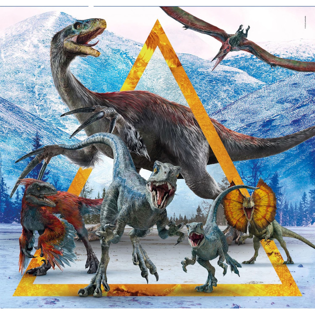 Jurassic World Allosaurus Παιδικό Παζλ 3×48 Τεμαχίων Clementoni - Image 4