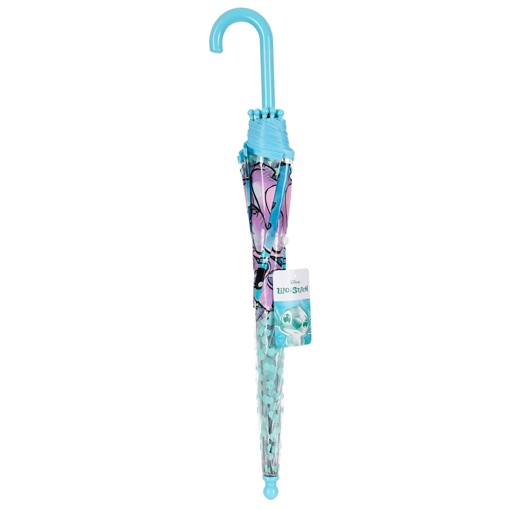 Disney Lilo and Stitch Angel Παιδική Διάφανη Ομπρέλα Διαμέτρου 72 cm - Image 3