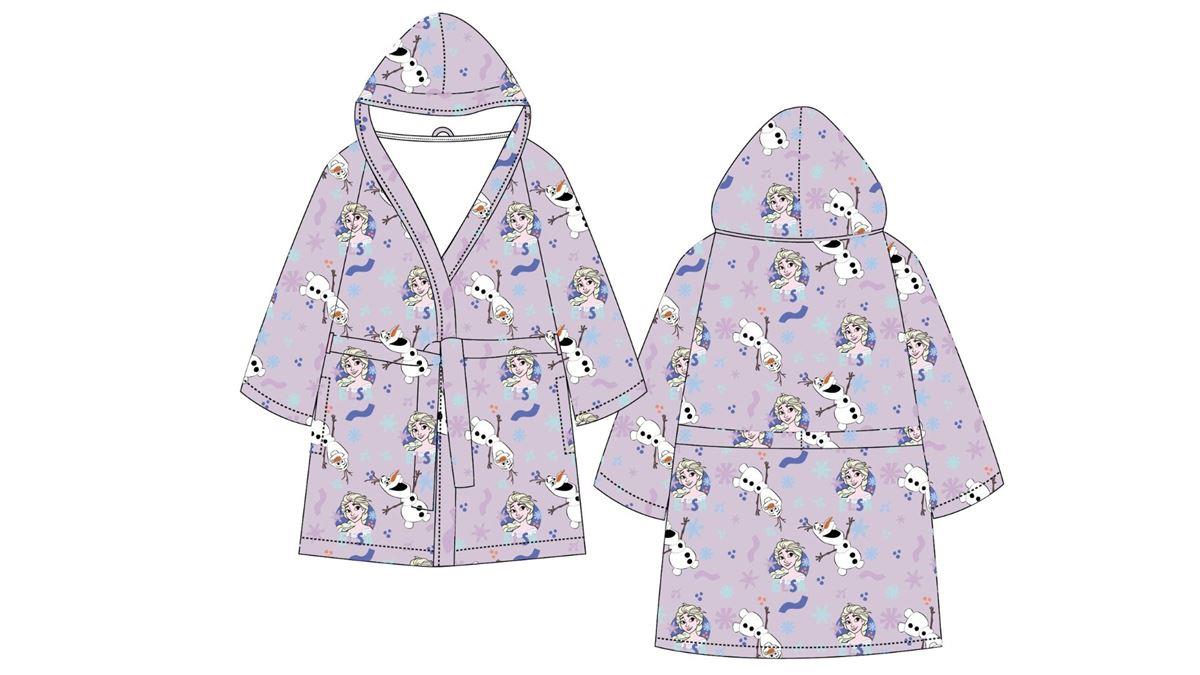 Μπουρνούζι Disney Home Frozen Lilac 100% Microfiber Lila
