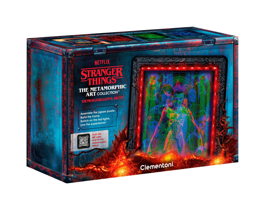 Stranger Things The Demogorgon 520 Τεμάχια puzzle with LED frame Clementoni