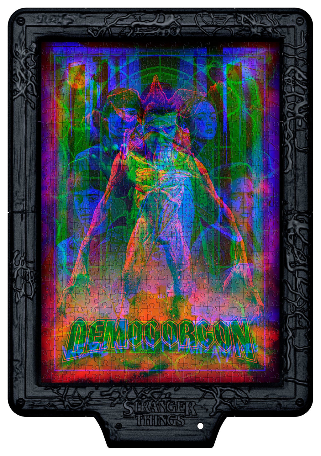 Alternative view of Stranger Things The Demogorgon 520 Τεμάχια puzzle with LED frame Clementoni
