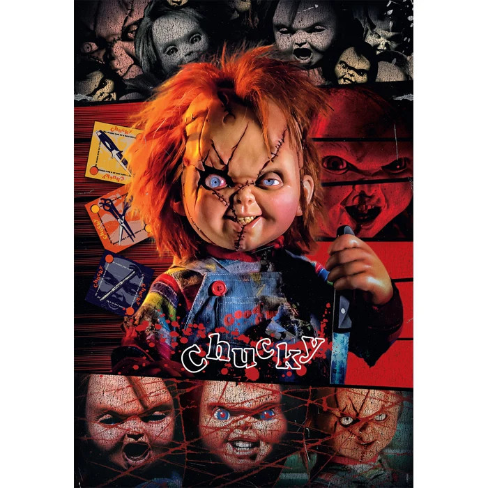 Alternative view of Horror Crazy Chucky 1000 Τεμάχια Puzzle Συμπαγούς Σχεδιασμού Clementoni