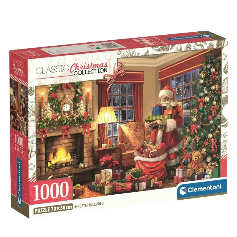 Christmas Santa's Visit 1000 Τεμάχια puzzle Clementoni