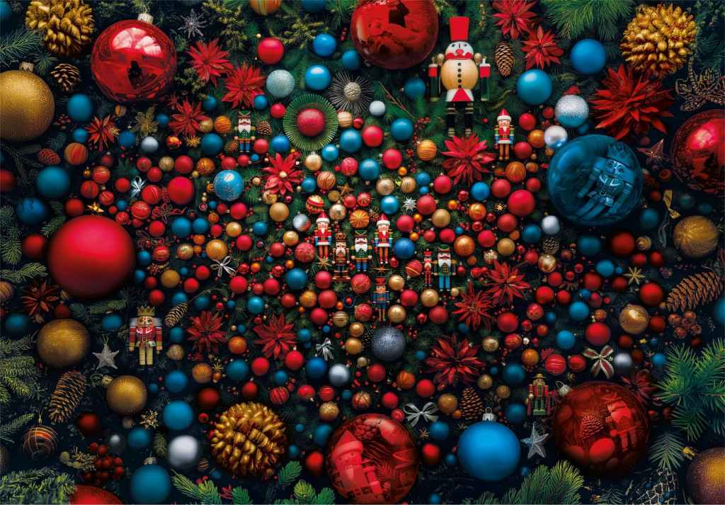 Alternative view of Christmas Impossible 1000 Τεμάχια Puzzle Συμπαγούς Σχεδιασμού Clementoni