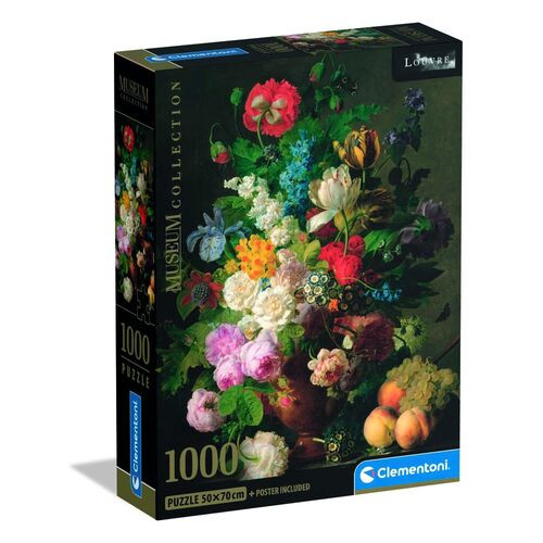 Art Van Dael Flower Vase 1000 Τεμάχια Puzzle Συμπαγούς Σχεδιασμού Clementoni