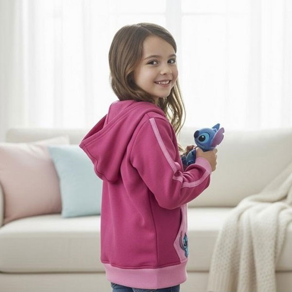Disney Lilo and Stitch Dark Παιδικό Φούτερ με Κουκούλα 2 - 8 ετών / 92 - 128 cm - Image 3