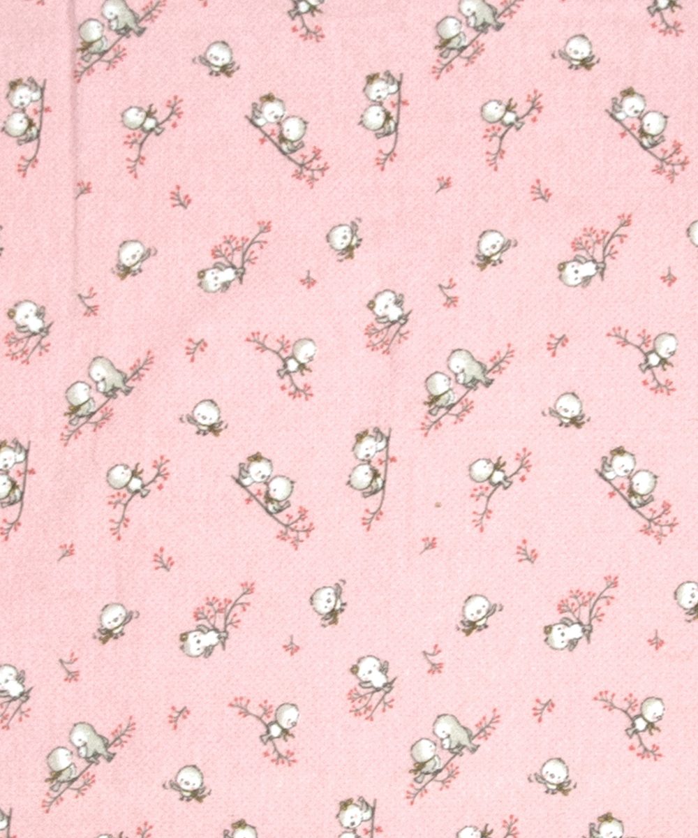 ΣΕΝΤΟΝΑΚΙ ΛΙΚΝΟΥ bebe Birds 15 80X110 Pink Flannel cotton 100%