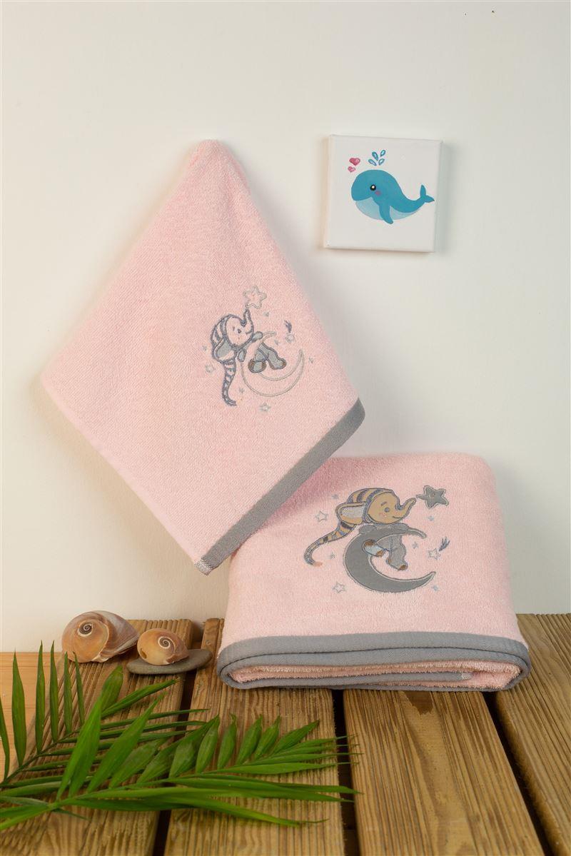 ΠΕΤΣΕΤΑ Με Κέντημα ΣΕΤ 2 τεμ bebe Dreaming Elephant 167 30X50