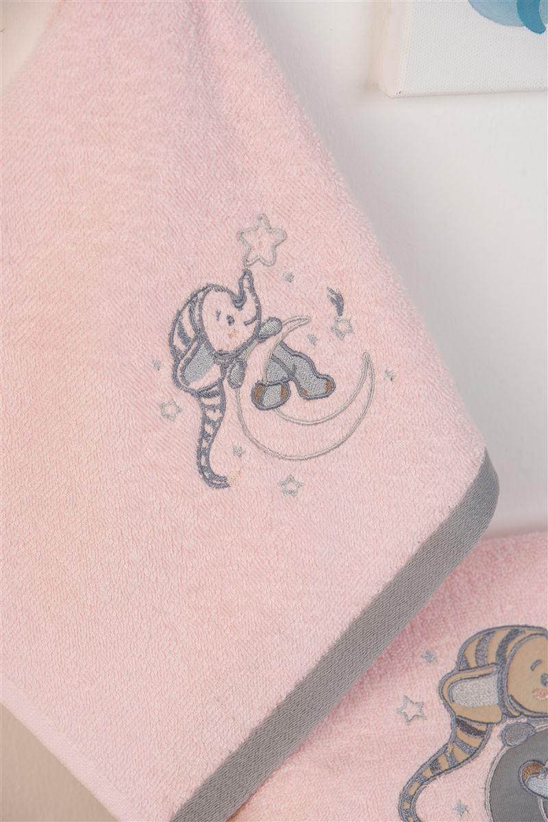 70X140 Ροζ 100% Cotton