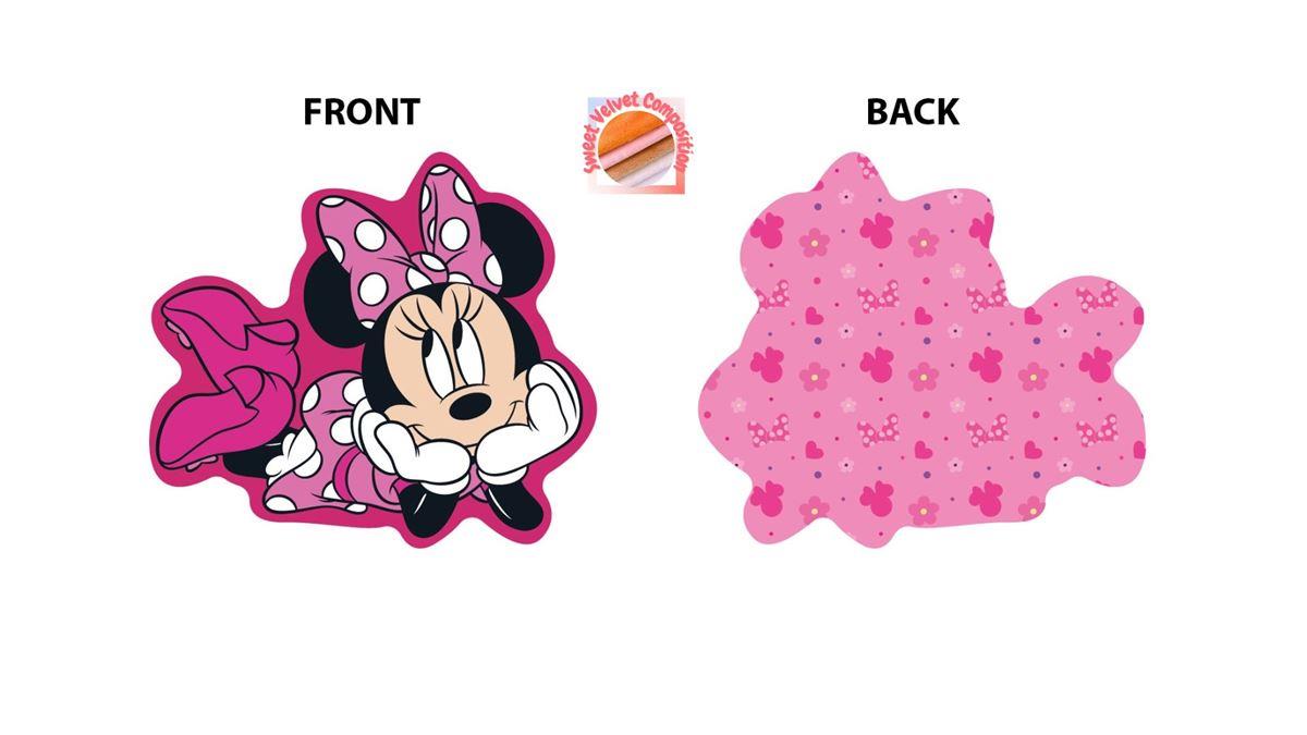 Mini Μαξιλάρι 3D AOP Disney Home Minnie 692 20 cm Fuchsia 100% Velboa