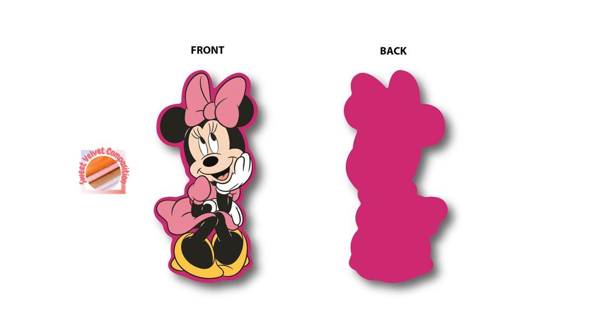 Mini Μαξιλάρι 3D Disney Home Minnie 454 15 cm Fuchsia 100% Velboa