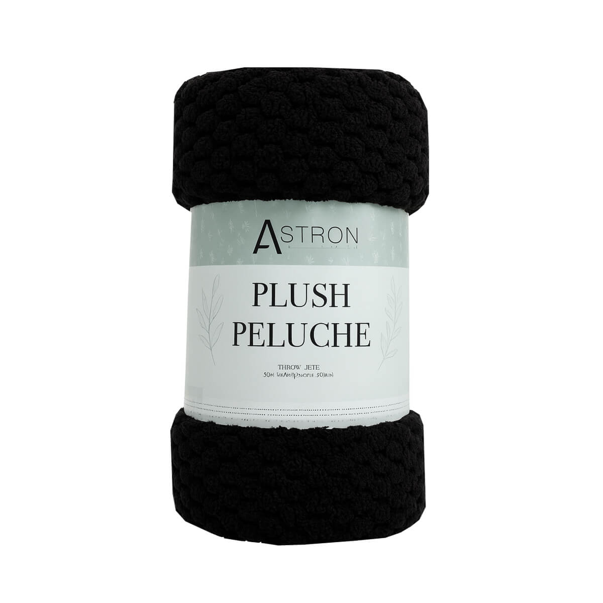 Κουβέρτα Καναπέ / Διακοσμητικό Ριχτάρι (130x160) Black