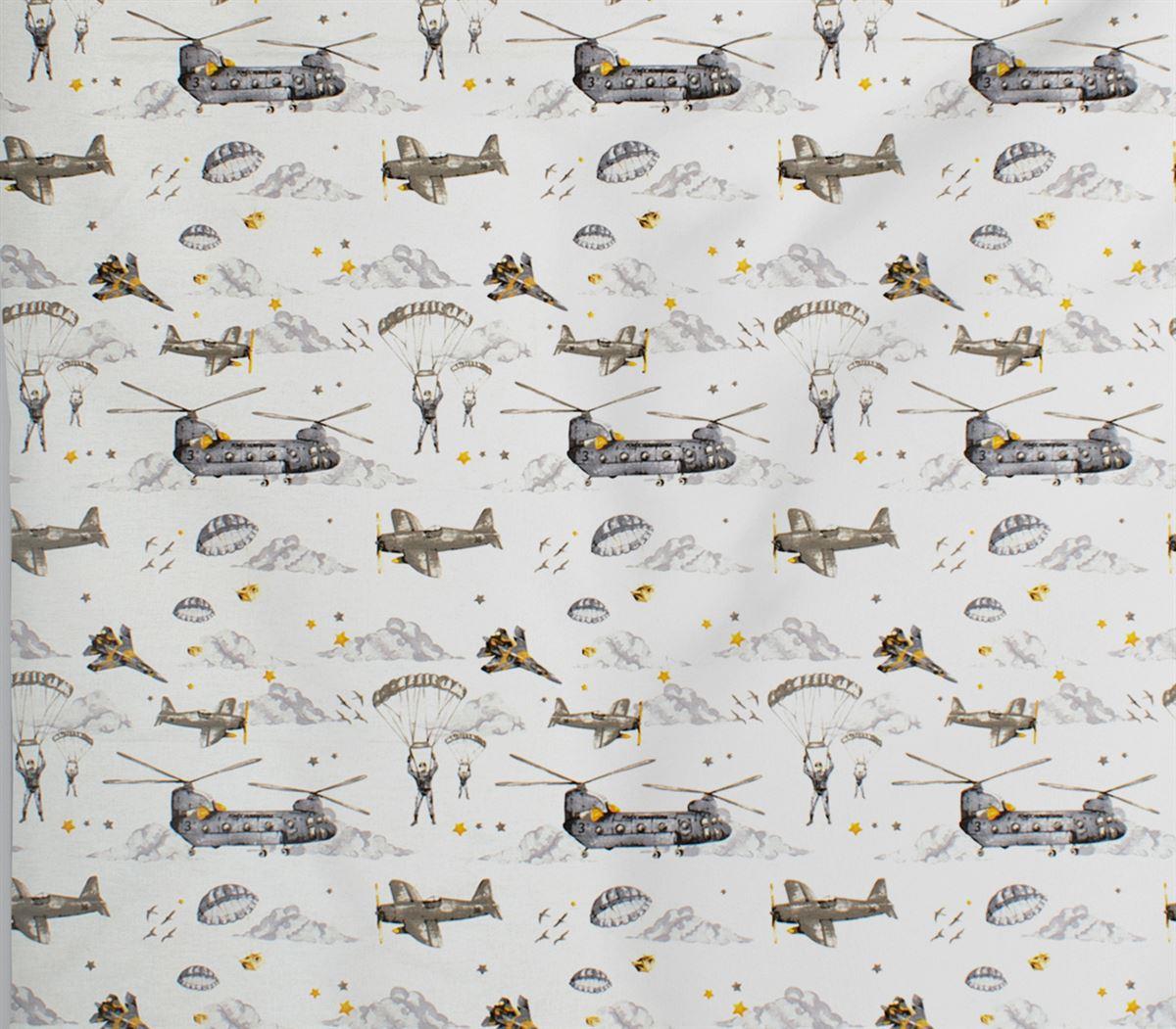 ΣΕΝΤΟΝΑΚΙ ΛΙΚΝΟΥ bebe Airforce 195 80X110 White-Grey Cotton 100%