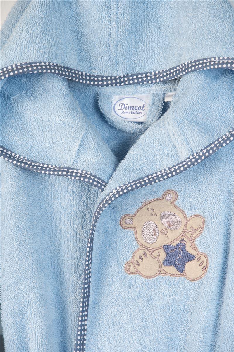 ΜΠΟΥΡΝΟΥΖΙ Με Κέντημα bebe Star Bear 151 SIZE:04 Σιελ 100% Cotton