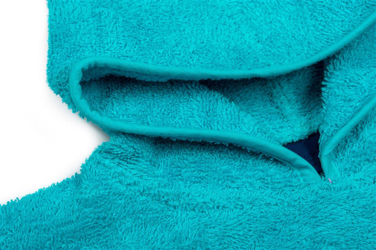 Πόντσο Κολυμβητηρίου kids 60X120 Τιρκουάζ 100% Cotton