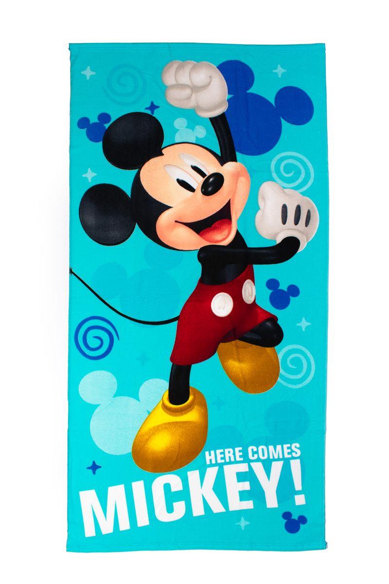 Πετσέτα Θαλάσσης Quick Dry Disney Home Mickey 14 70X140 Sky Blue 100% Microfiber