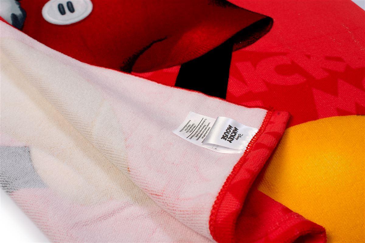 Πετσέτα Θαλάσσης Quick Dry Disney Home Mickey 27 70X140 Red 100% Microfiber