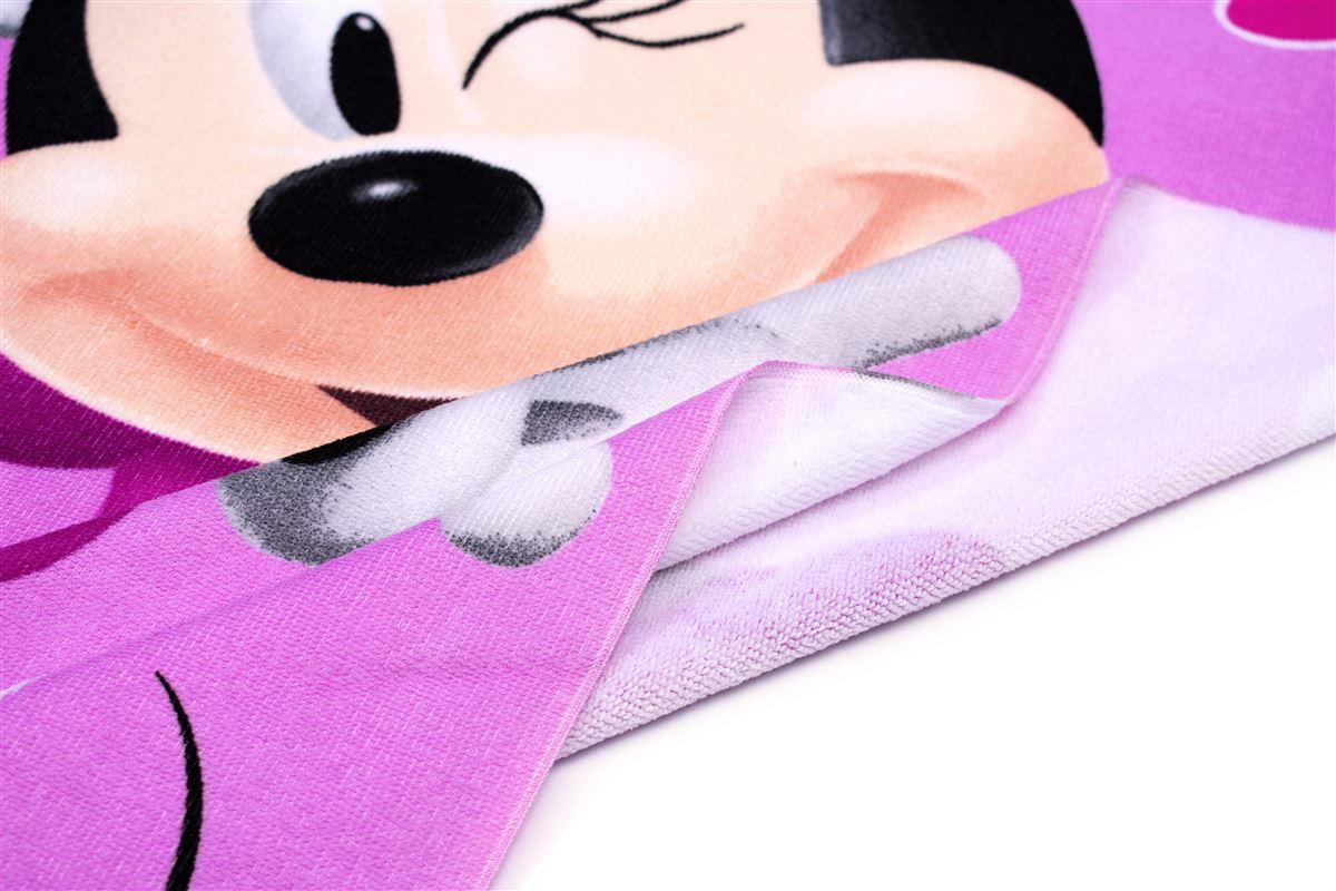 Πετσέτα Θαλάσσης Quick Dry Disney Home Minnie 28 70X140 Pink 100% Microfiber